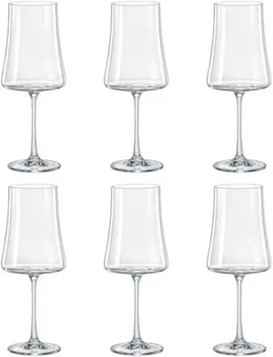 Jogo 6 Taças De Vinho Xtra Luxo Cristal Bohemia - 560ML