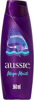 Aussie Mega Moist Óleo de Jojoba e Alga Marinha Australiana Shampoo 360 ml