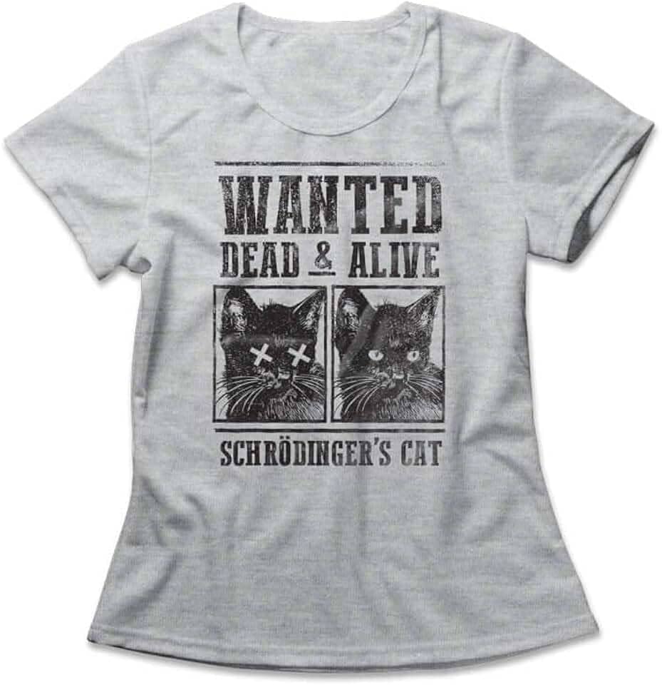 Camiseta Feminina Schrdinger's Cat