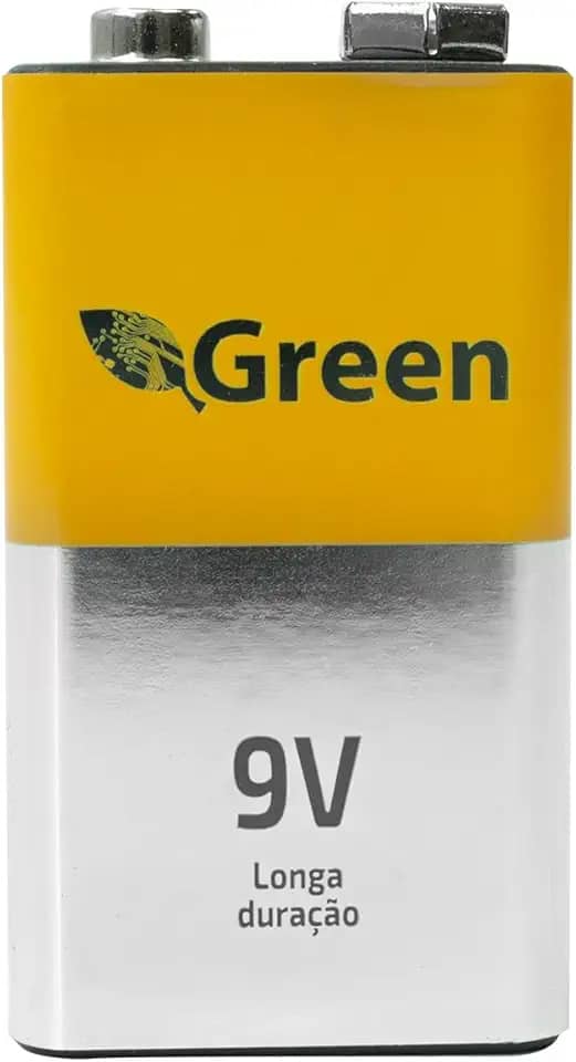Green, 013-0009, Bateria 9V 500Ma - Recarregavel Com Carga