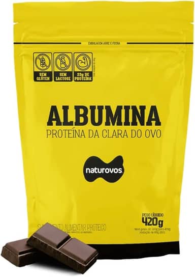 Naturovos Albumina - 420G Refil Chocolate -
