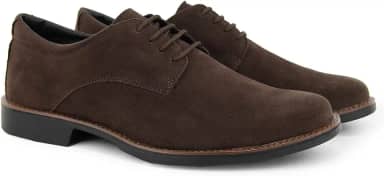 Sapato Social Oxford Masculino Elegante em Camurça Confortável e Resistente