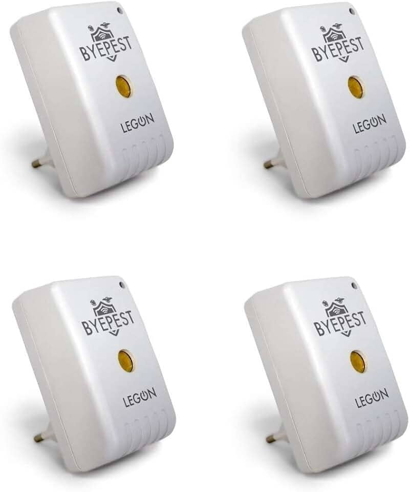 Kit c/ 4 Repelente Eletrônico Espanta Ratos E Morcegos ByePest Alcance 200m²