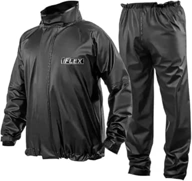 Capa de Chuva Pvc Delta Flex Motoqueiro (EGG, Preto)