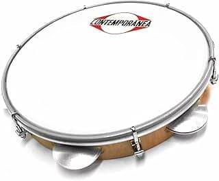 PANDEIRO CONTEMPORANEA LIGHT 82LT 10 POL MADEIRA NYLON