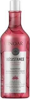 Inoar, Shampoo Résistance Flor de Lótus – Revitalização, Regeneração e Maciez com Colágeno Vegetal - 1L