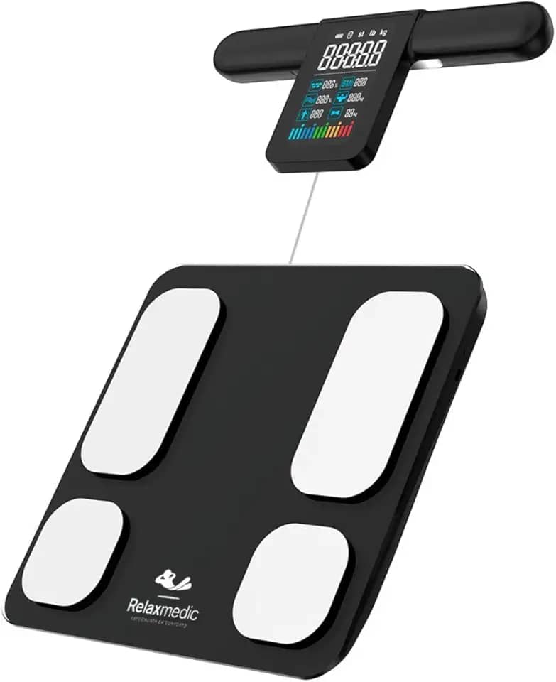 Balança Bioimpedância Corporal Digital Bodyscan - Relaxmedic Cor Preto