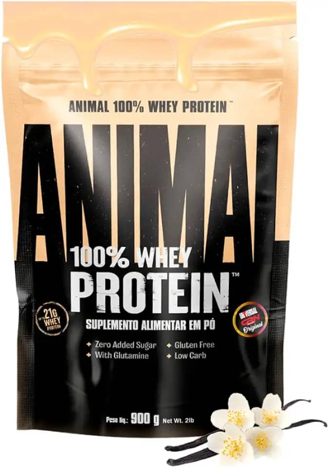 Whey Protein Animal 100% Whey 900g - Universal Nutrition (Baunilha)