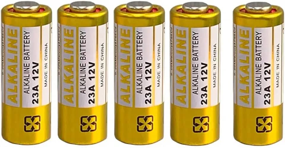 Bateria Alcalina Pilha 23A 12V 05 Unidades Portao Controle Alarme Carro Duravel
