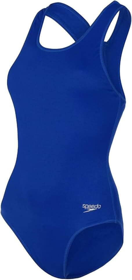 Maiô, Speedo, Acquaplus, Tecido Liso com Costas New Racer e Maior Deslizamento, tamanho M - Azul Real