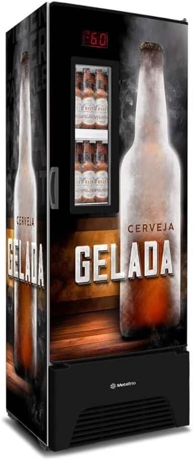 Cervejeira Vertical Metalfrio 584 Litros Adesivada VN50AF 110V