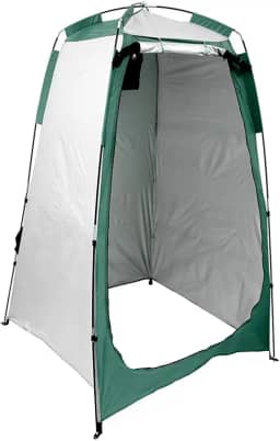 Barraca de chuveiro pop-up de privacidade, tenda de chuveiro externa de configuração rápida para acampamento, barraca de privacidade para vestiário, barraca de vaso sanitário portátil para acampamento