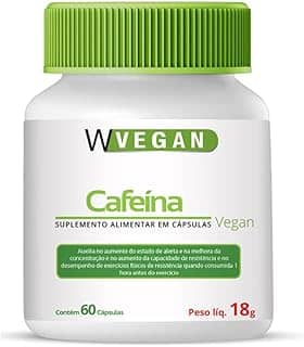 W Vegan Cafeina 200Mg 60 Capsulas Wvegan
