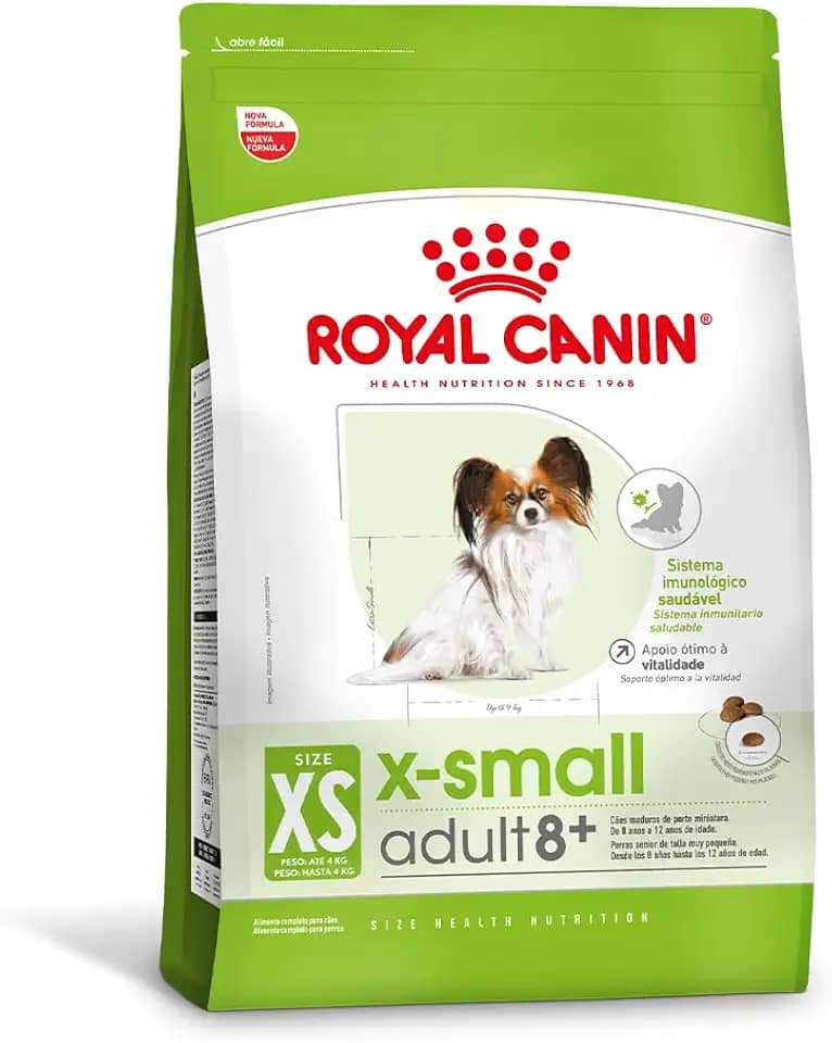 ROYAL CANIN Ração Royal Canin X-Small 8+ Cães Adultos 1Kg Royal Canin Raça Adulto