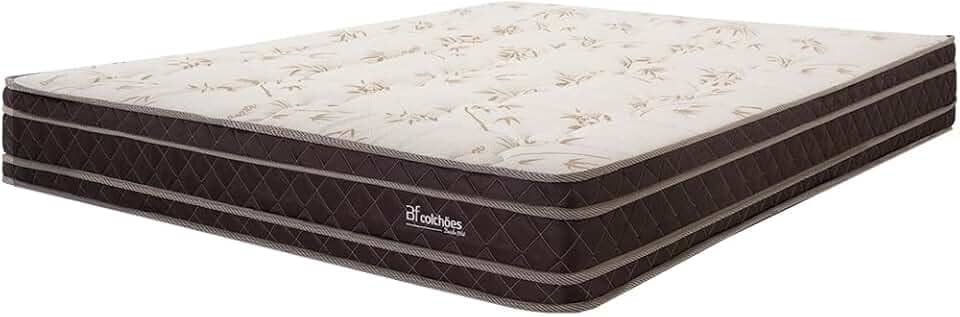 Colchão Viúva 100% Espuma Dupla Face Antialérgico 128x188cm - BF Colchões