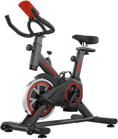 Bicicleta Ergométrica Bike Spinning – Bike Treino em Casa, Academia, Exercícios Cardio e Emagrecimento, Design Confortável e Ajustável, Vertical Silenciosa
