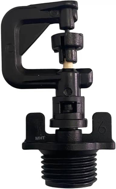 Microaspersor Bailarina Bege Saida Dupla Rosca 1/2-10 Unidades (BEGE)