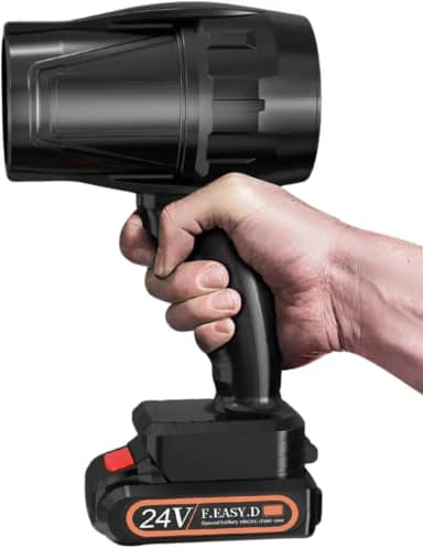 Soprador De Folhas Turbo Portátil C/Baterias Potente