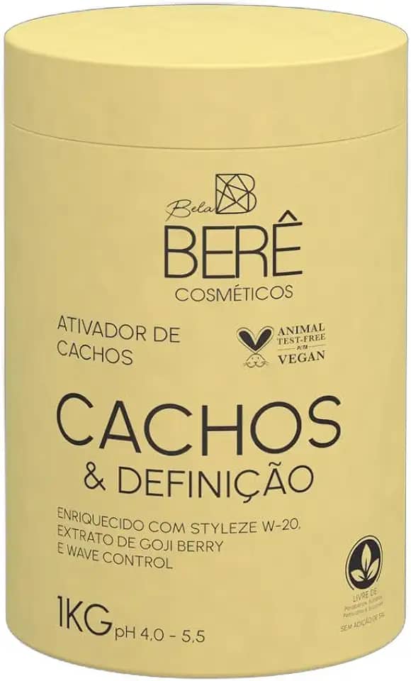 BELA BERÊ, Ativador Profissional Cachos & Definição - 1Kg - Bela Berê