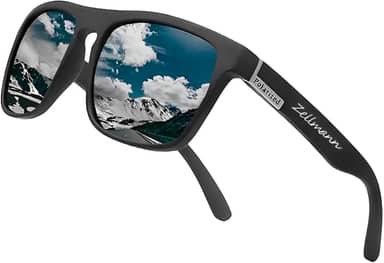 Óculos de Sol Polarizado Masculino Quadrado Moderno com Proteção UV400 Moda e Esporte