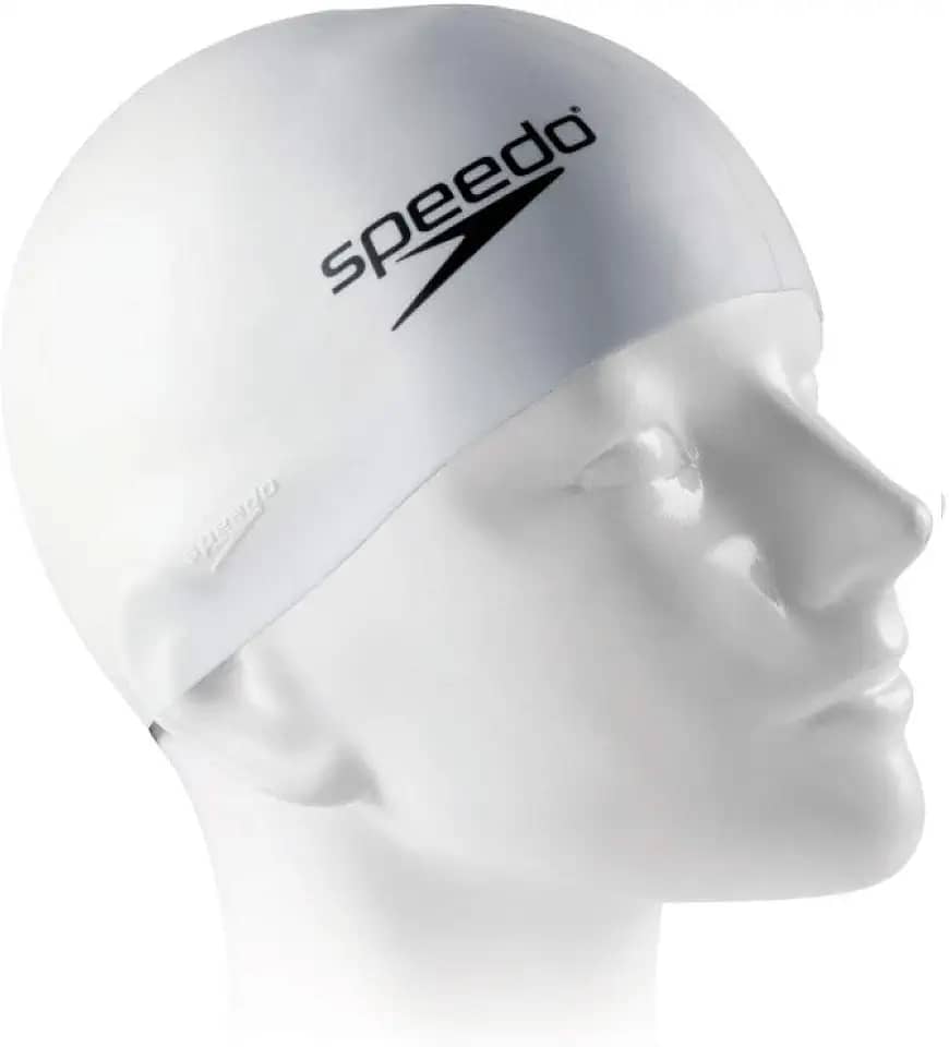 Speedo Touca de Natação Flat Cap, Silicone Lisa Unissex
