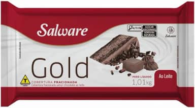Cobertura Fracionada Gold ao Leite Salware 1,01kg 1,01kg
