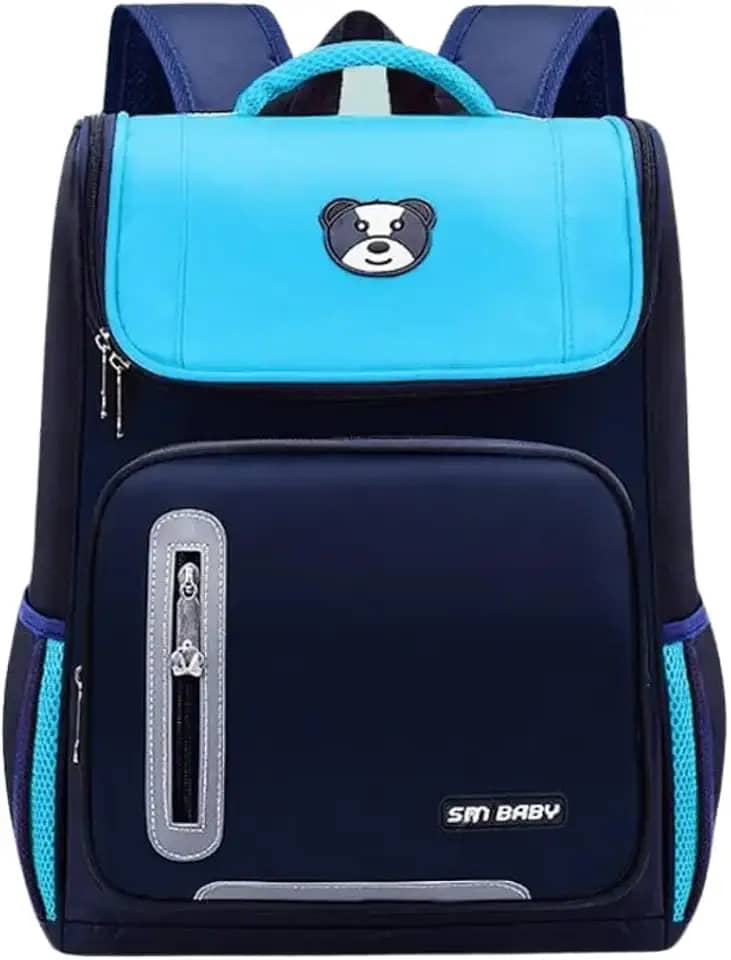 Mochila Escolar Infantil À Prova D'água Para Meninos Meninas Ortopédicas Do Ensino Fundamental Impermeavel Nylon Leve 42 Cm
