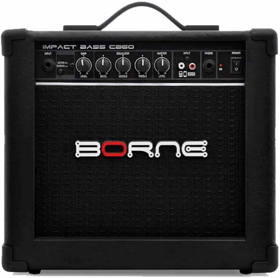 Amplificador Para Contra Baixo Borne Impact Bass CB60 20W Bivolt