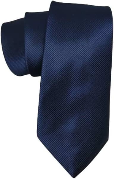 Gravata Azul Marinho Semi Slim para Trajes Formais