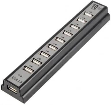 Hub USB 2.0 Com 10 Portas extensor com fonte 480mbps Hb-t69 KNUP
