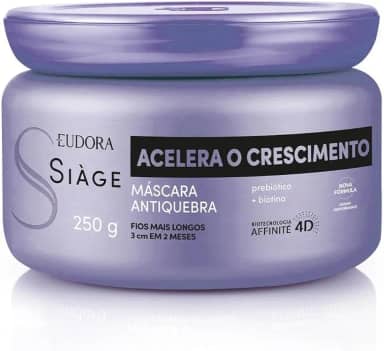 Eudora Máscara Capilar Siàge Acelera o Crescimento 250g