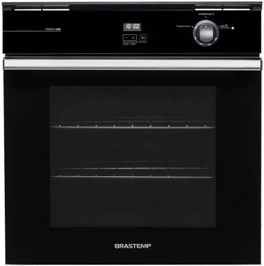 Forno de Embutir a Gás Brastemp 78 Litros Preto com Grill e Timer Touch - BOA84AE 220V