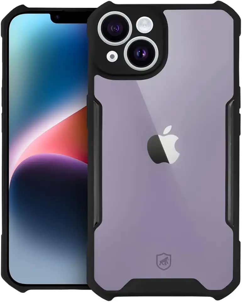 Gshield | Capa Case Capinha Dual Shock X para iPhone (Transparente, iPhone 14 Plus)