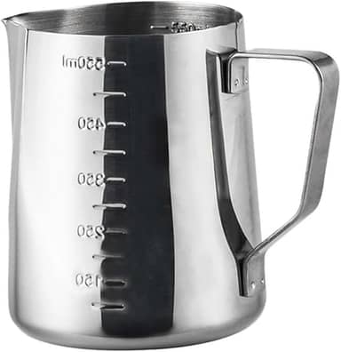 Jarra Pitcher 600ml Leiteira Inox Barista Profissional (Inox)