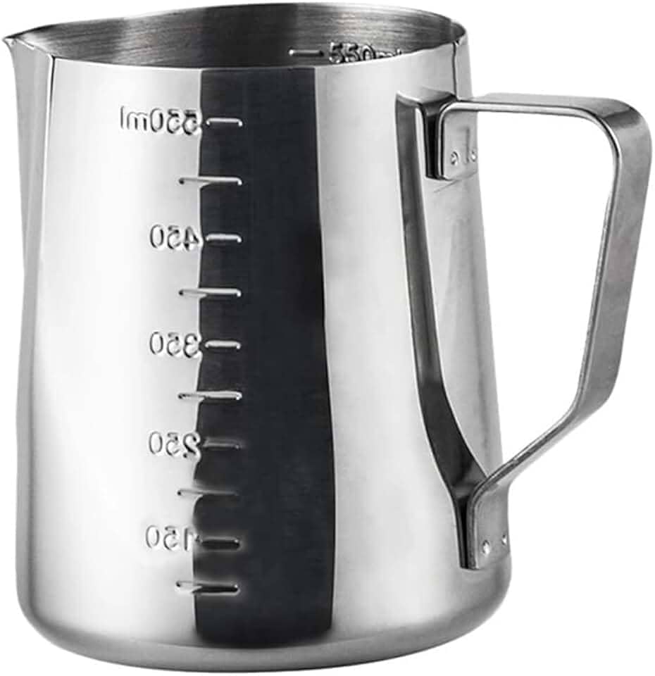 Jarra Pitcher 600ml Leiteira Inox Barista Profissional (Inox)