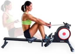 Evox Fitness IWF006 Remo Seco - Preto, 8 Níveis de Resistência, LCD