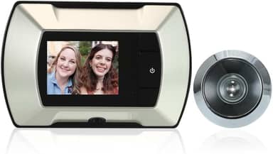 Monitor Visual Lcd Tft De 2,4" Com Olho Mágico Para Porta, Câmera Sem Fio, Digital Campainha Elétrica