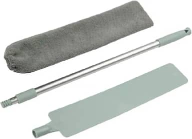 ERYUE Escova de pó, Espanador de Microfibra Escova de Poeira Artefato de Limpeza de Poeira Espanador de Microfibra Lavável com Poste de Extensão Espanador de Punho Longo Espanador de Poeira Extensív