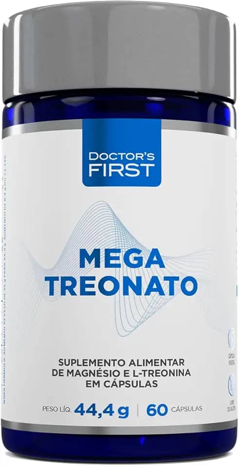 Mega Treonato 800mg 60 Cápsulas Magnesio Treonina Doctor's FIRST
