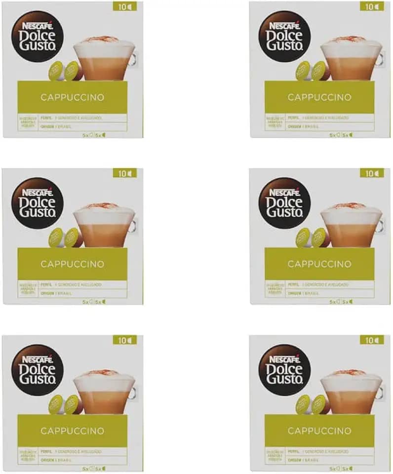 Kit 60 Cápsulas Cappuccino Dolce Gusto