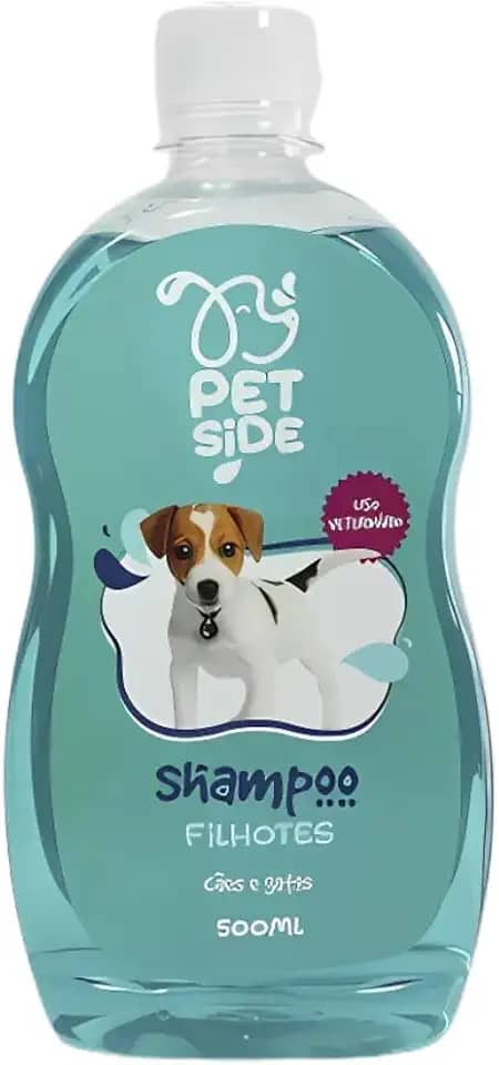 Shampoo Suave Primeiros Banhos Filhotes Cães e Gatos 500ml - Shampoo Pet Cachorro Gato Pet Seven