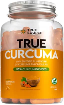 True Cúrcuma - 60 Cápsulas - True Source (Embalagem pode variar)