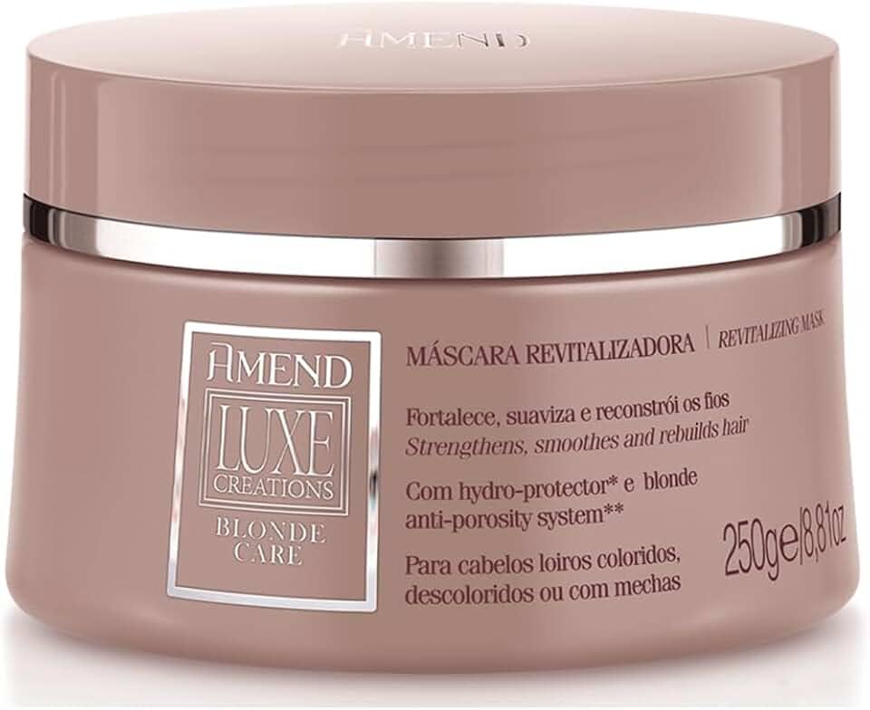 Máscara Amend Luxe Creations Blonde Care 250g