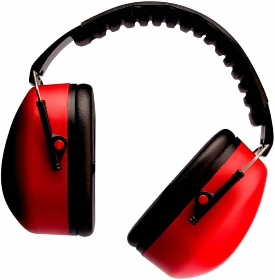 3M, Mufller, Abafador de Som e Ruído, 1 unidade - Vermelho e Preto