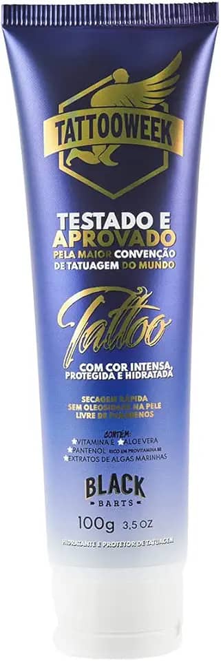 Protetor e Hidratante de Tatuagem 100g - Black Barts & Tattoo Week