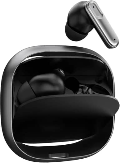 Fone de Ouvido Bluetooth 5.4 Intra-Auricular, Som Estéreo Hi-Fi Sem Fio, Microfone com Cancelamento de Ruído, Controle Tátil Premium, 3 Tamanhos de Pontas, Bateria de 36h – Preto