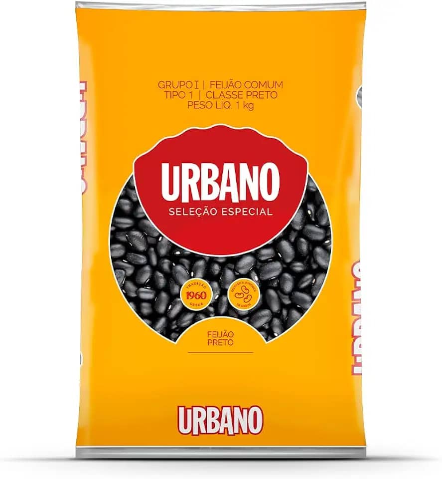 Urbano, Feijão Preto, Tipo 1-1kg