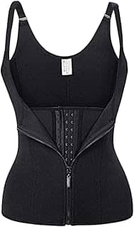 Cinta Modeladora Dupla Compressão Redutor Ziper Preto