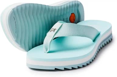 Chinelo Kenner Kyra Solado Alto Feminino - Preto e Rosa