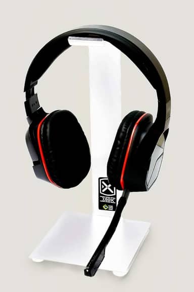 Suporte Para Fone De Ouvido Headset Gamer Para Mesa Ibox (Branco)